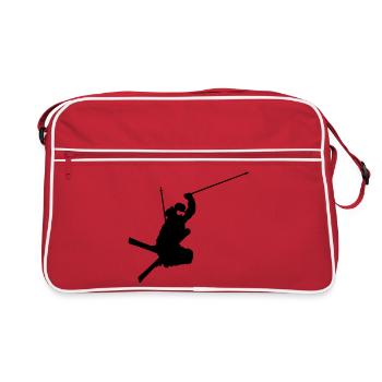 Ski acrobatique - Sac Retro - rouge/blanc - Devant