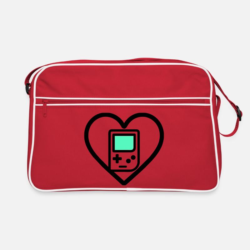Retro Heart – Retro-Handheld-Konsole Retro Tasche