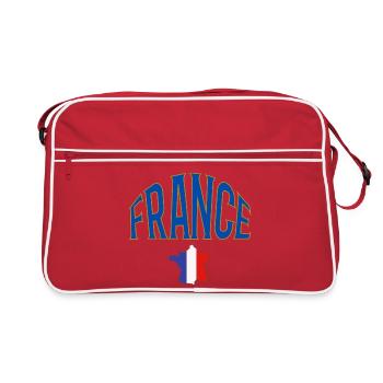 France - Retro Bag - red/white - Front
