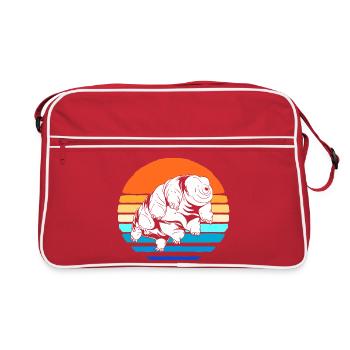 Tardigrade Tardigrade Ours d’eau tardigrade - Sac Retro - rouge/blanc - Devant