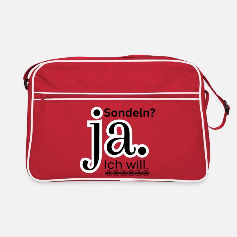 Sondeln_ja-ich-will Retro Tasche