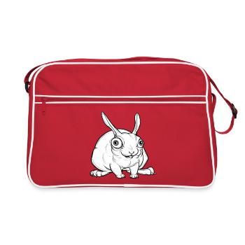 lapin flippant - Sac Retro - rouge/blanc - Devant