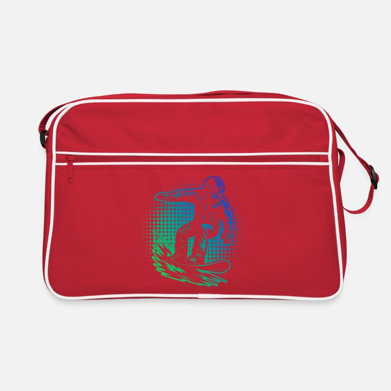 Conception de planche à roulettes à vapeur pour snowboard Sac Retro