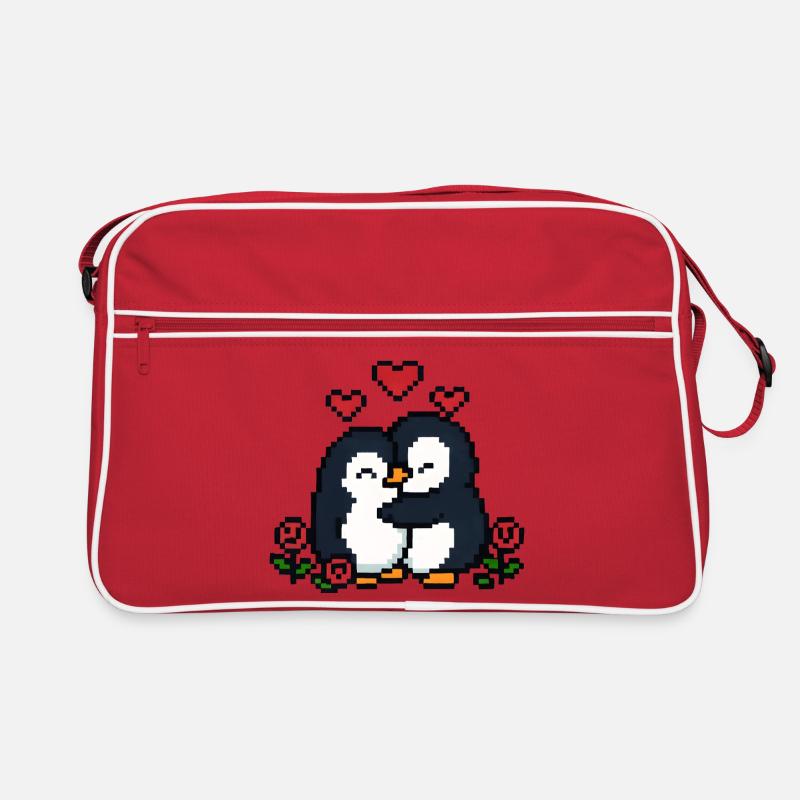 Pixel Penguin Sac Retro