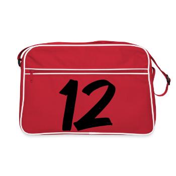 22 - Retro Bag - red/white - Front