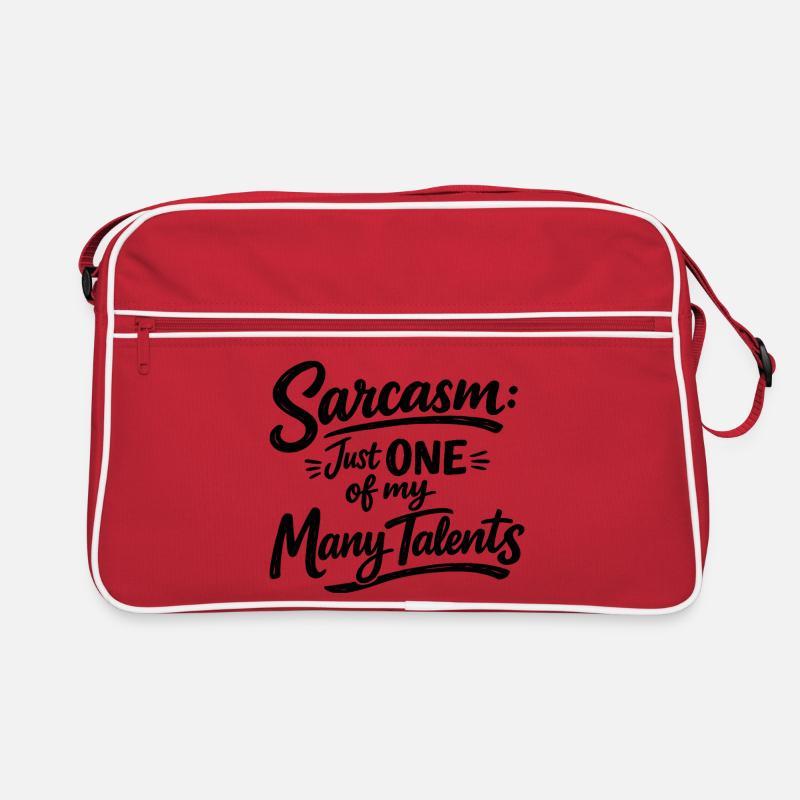 Le sarcasme n’est qu’un de mes nombreux talents Déclaration Sac Retro