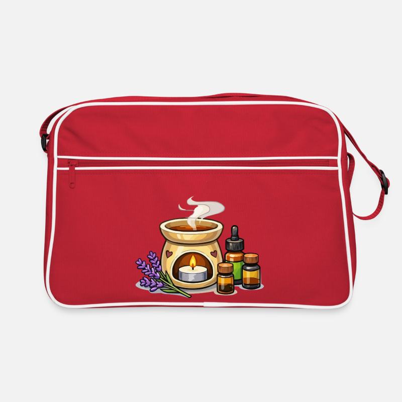 Lavender Scented Candle Warmer Set Retro Bag