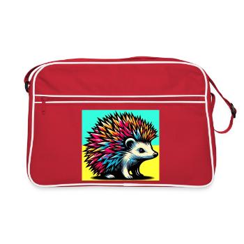 hérisson - Sac Retro - rouge/blanc - Devant