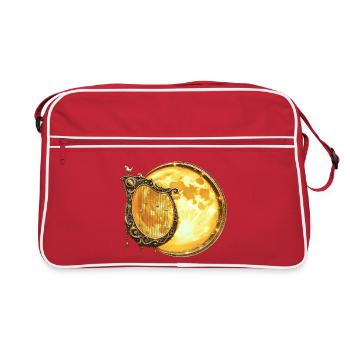Golden Lunar Harp - Retro Bag - red/white - Front