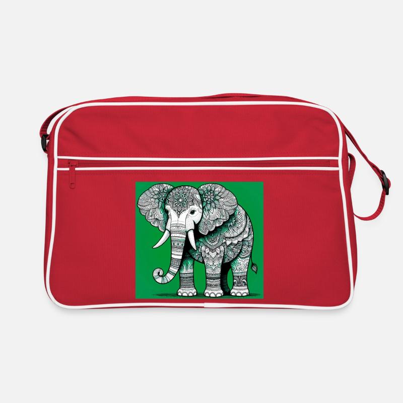 Elefant Retro Tasche