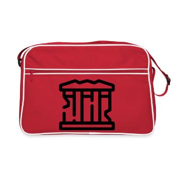 ruines - Sac Retro - rouge/blanc - Devant