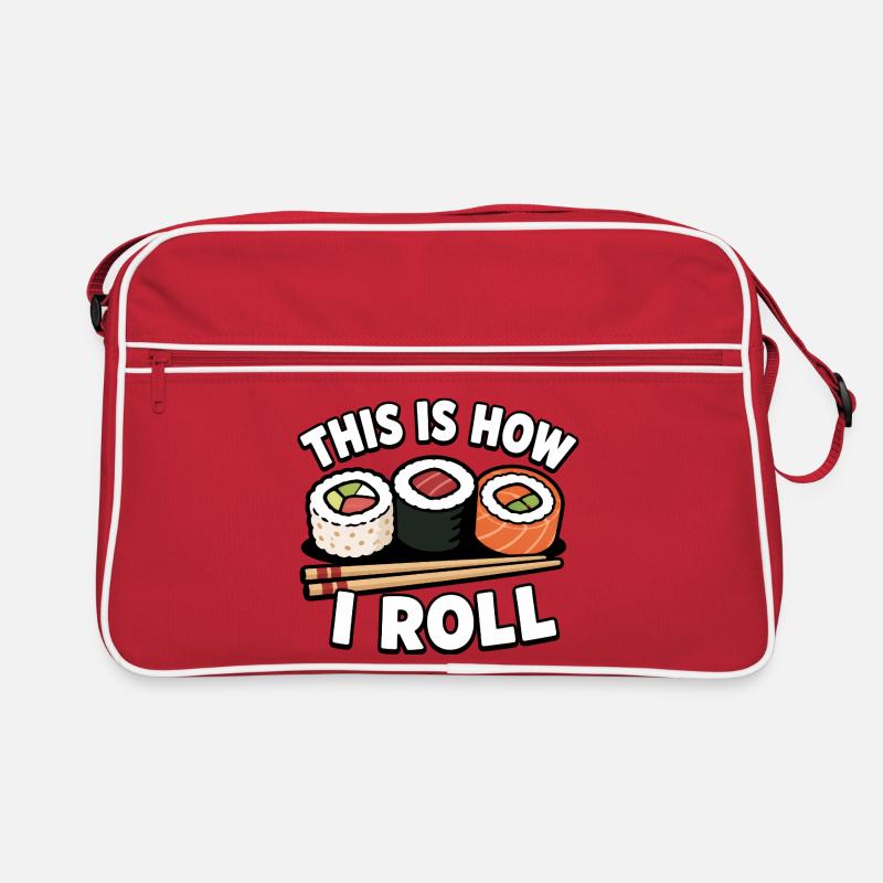 Comment lancer des rouleaux de sashimi japonais Sac Retro