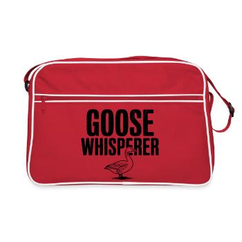 Goose Whisperer - Retro Bag - red/white - Front