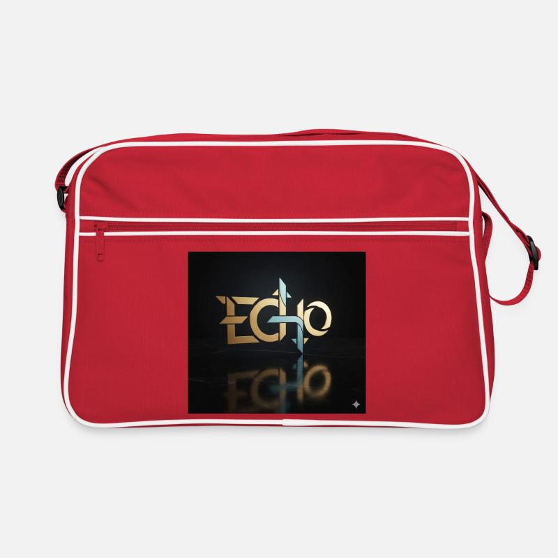 Jeu de lumière Echo Geometry - Sac Retro - rouge/blanc