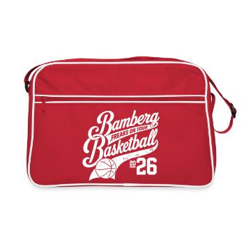 Bamberg Basketball - Retro Tasche - Rot/Weiß - Vorne