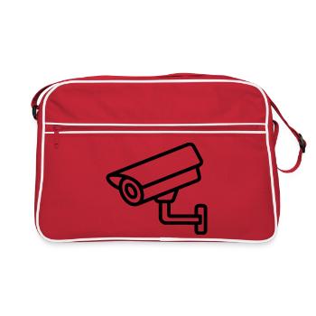 Surveillance camera - Retro Bag - red/white - Front
