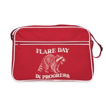 Jour de poussée en cours Guerrier de l’arthrite - Sac Retro - rouge/blanc - Devant