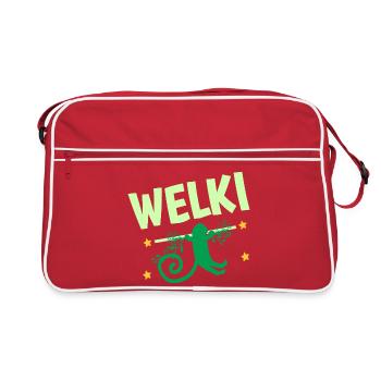 Welki le singe - Sac Retro - rouge/blanc - Devant