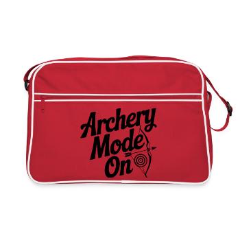 Archery Mode On - Retro Bag - red/white - Front