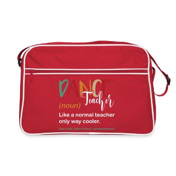 Maître danseur - Sac Retro - rouge/blanc - Devant