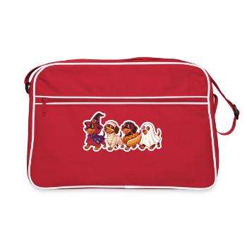 Halloween Quadruped Costume Party - Retro Bag - red/white - Front