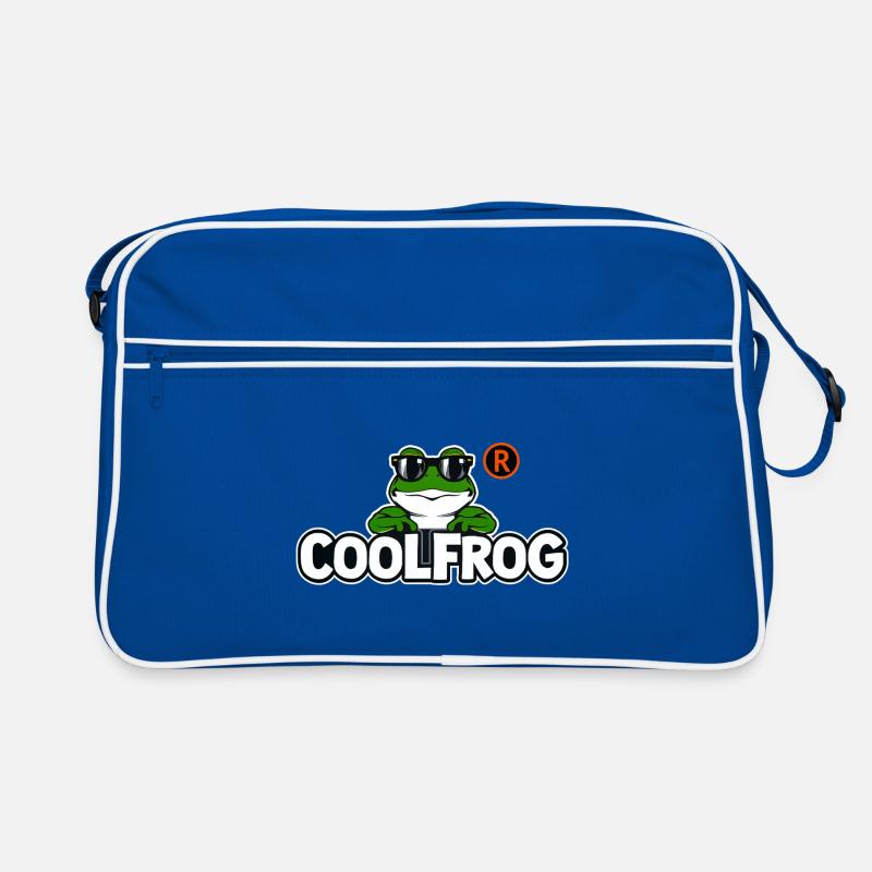 Cool Frog avec lunettes de soleil Sac Retro