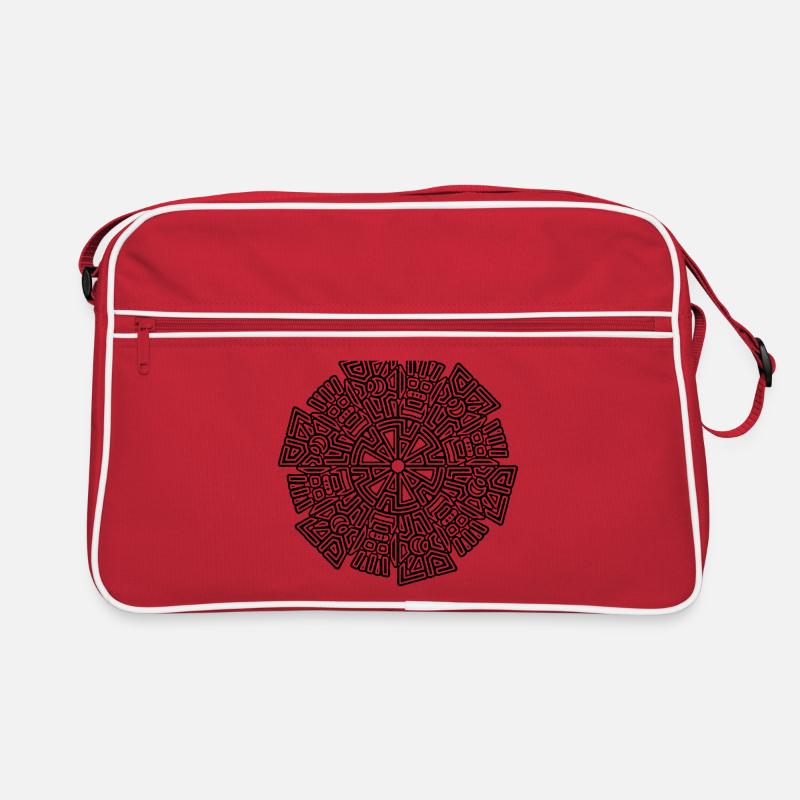 RF037UK - Retro Tasche - Rot/Weiß
