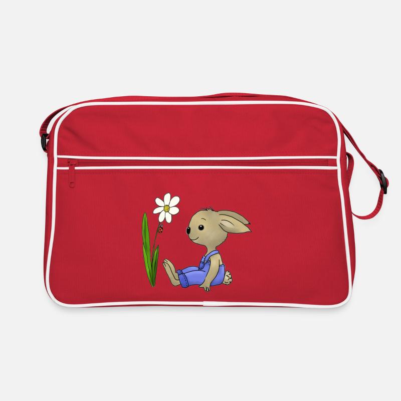 Hase und Marienkaefer Retro Tasche