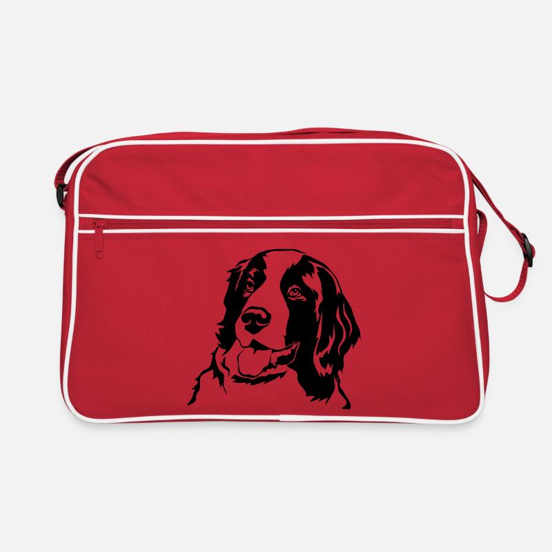 Landseer head Retro Bag