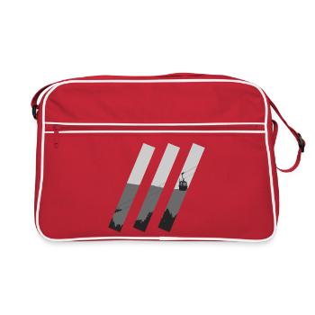 Gondola slashes - Retro Bag - red/white - Front