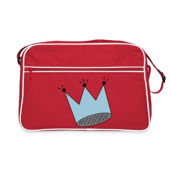 Krone - Retro Tasche - Rot/Weiß - Vorne