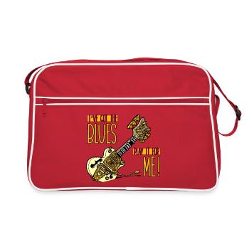 Guitare jouez-la pour moi COULEUR - Sac Retro - rouge/blanc - Devant
