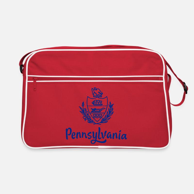 Zeigen Sie Farbe – Pennsylvania Retro Tasche