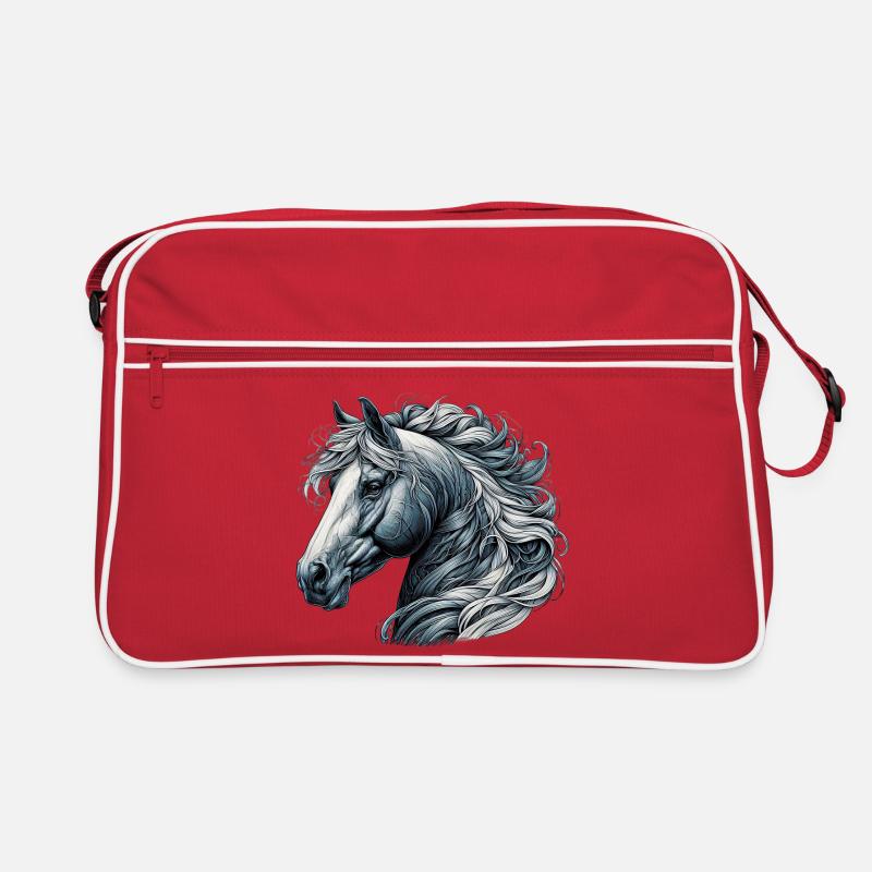 Pferd Retro Tasche