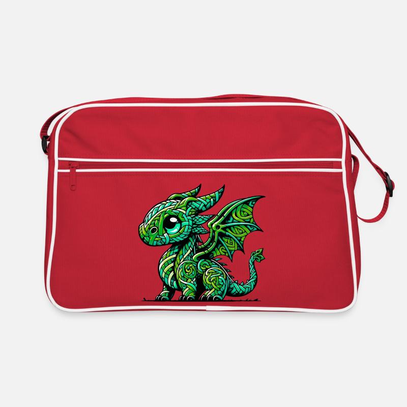 Drache Retro Tasche