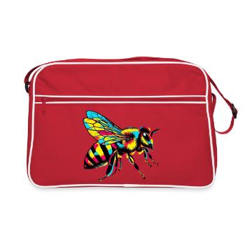 Abeille - Sac Retro - rouge/blanc - Devant