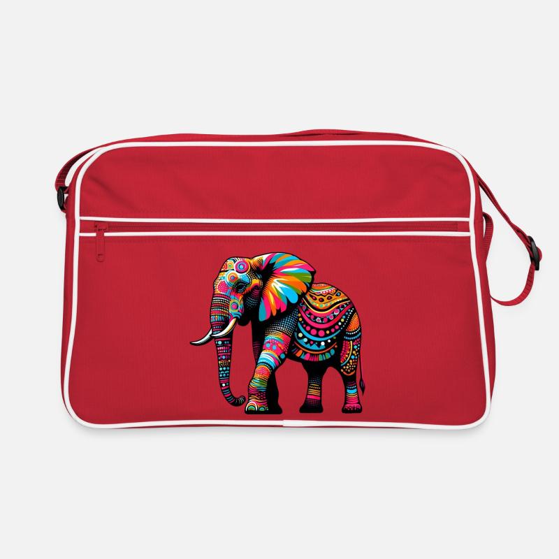 Elefant Retro Tasche