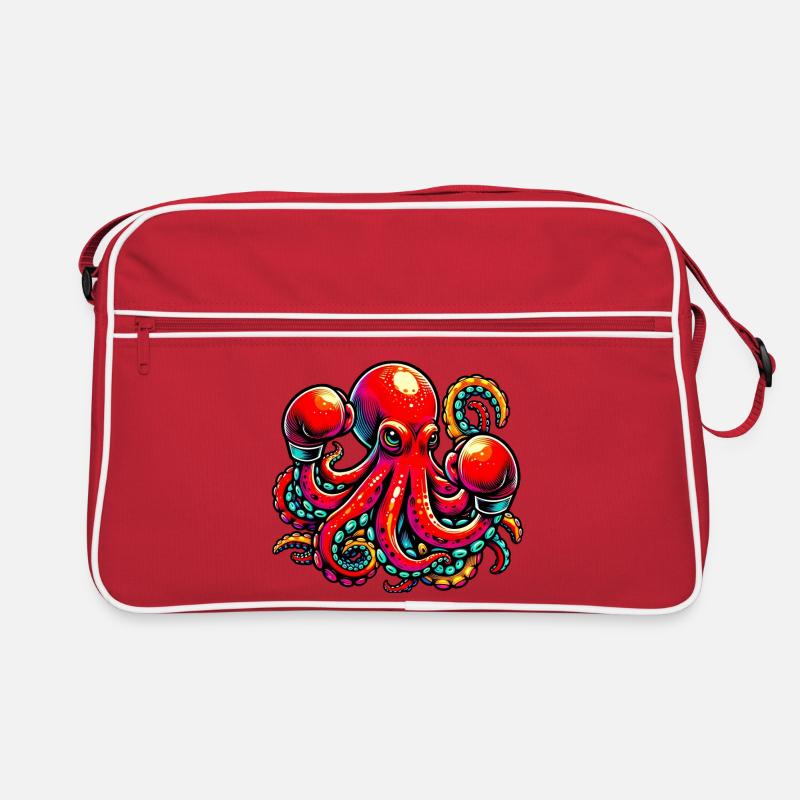 Krake Retro Tasche