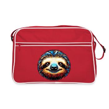 Paresse - Sac Retro - rouge/blanc - Devant