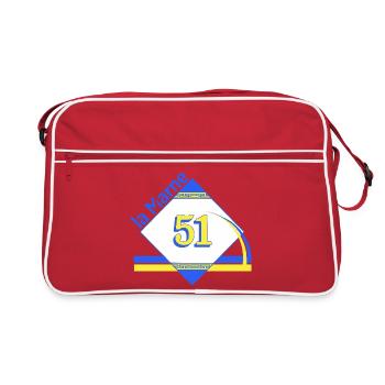 La Marne - Sac Retro - rouge/blanc - Devant