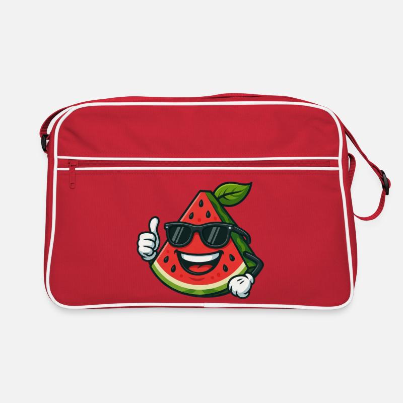 Rafraîchissant pastèque Fruit d’été Pouce frais Sac Retro