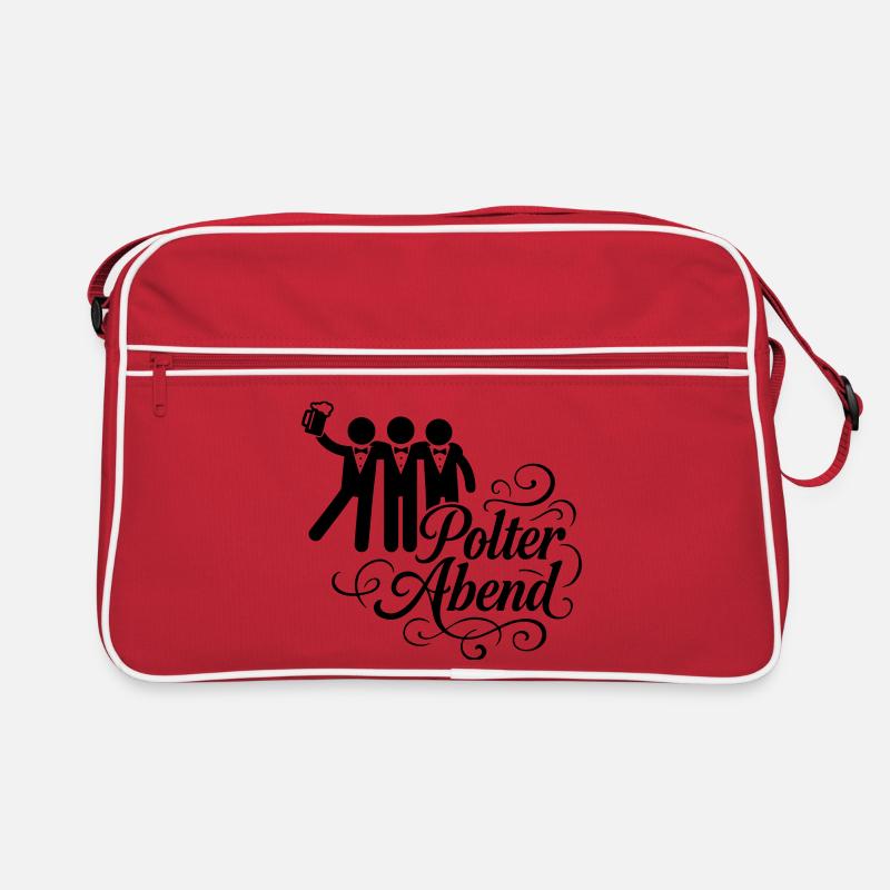 Polterabend Junggesellenabschied Retro Tasche