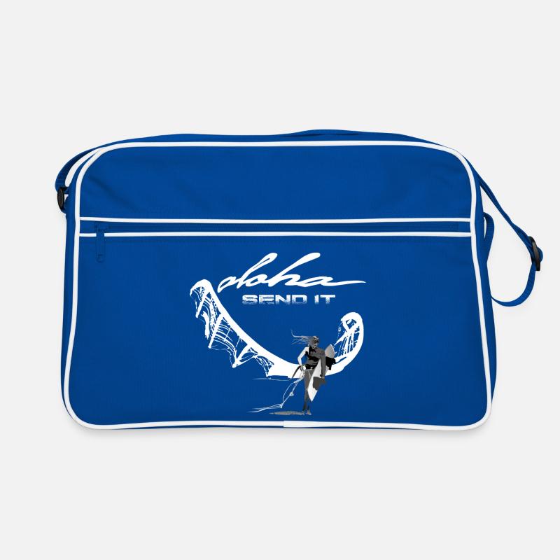 Send it Kitesurferin Retro Tasche