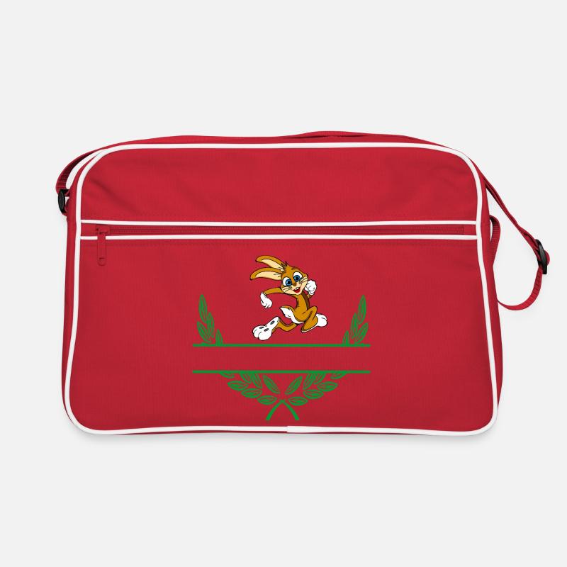 Rabbit Laurel Wreath with Namespace Retro Bag