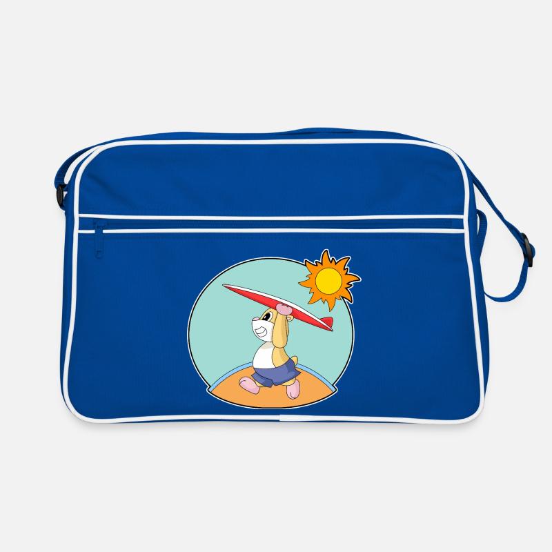 Hamster Surfing Surfboard Summer Retro Bag