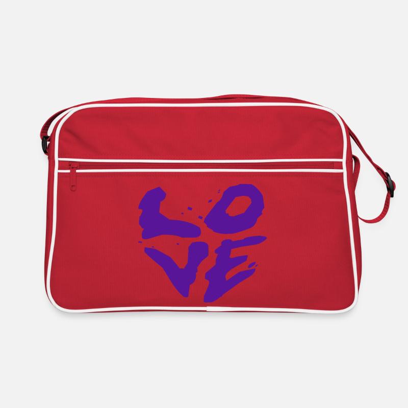 Love Statement Urban Typographie Sac Retro