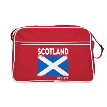 Scotland Saltire Crest 1873 - Retro Bag - red/white - Front