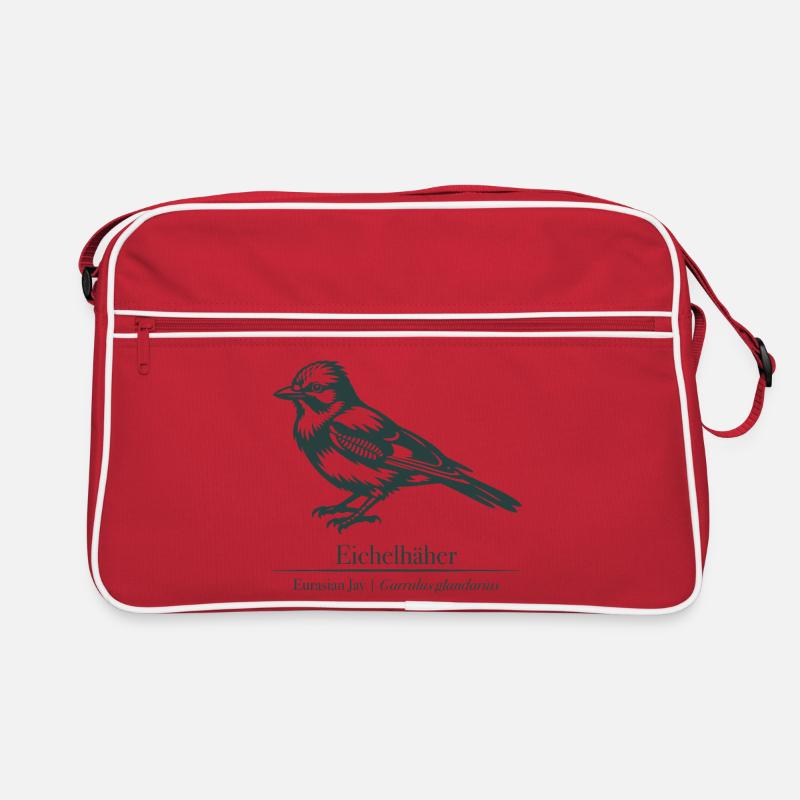 Jay Silhouette | Ornithology | Drawing Retro Bag