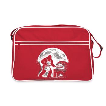 Bigfoot Pizza Maker - Retro Bag - red/white - Front