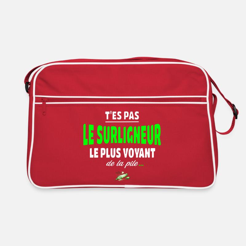 T’es pas le surligneur le plus voyant Sac Retro